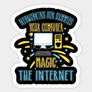 Networking For Dummies Magic Sticker